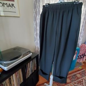 Zara High Rise Cropped Trousers